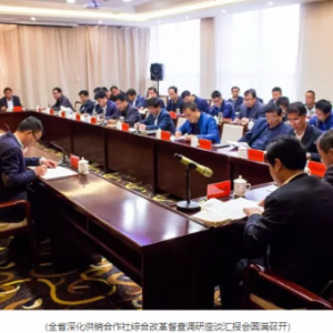 高科农林公司代表参加省供销社综合改革督察调研座谈会
