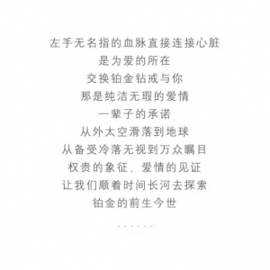 来自外太空的浪漫，永恒不变的承诺