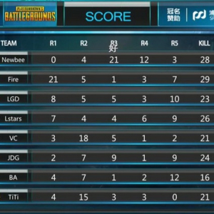NEST2018 PUBG小组赛：黑马Newbee携手Fire包揽前二，WZ打法保守无缘晋级