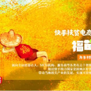 快手电商推出“麦田计划” 新农商等六大方向全面发力