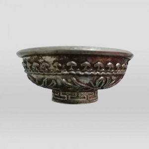 艺德艺术网：清代寿字银碗