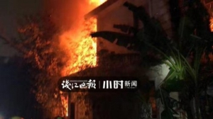 突发！杭州桂花园一别墅起火 突显家庭自动消防系统的重要性