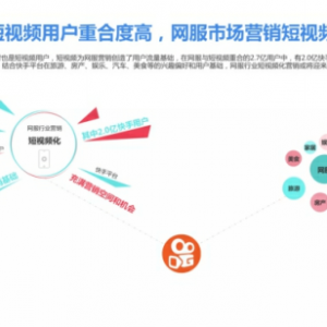 《2019网服行业报告》出炉：用户重合度达52.7%，快手为网服行业打开增量市场