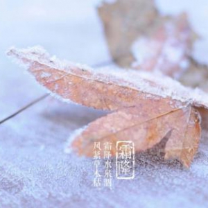 霜降要补什么？吃好喝好有立升净水器帮忙