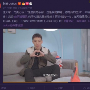 惊！刘维微博大方示爱的“精灵”究竟是谁？