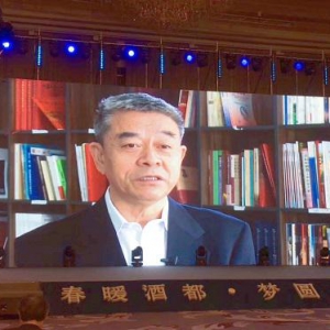 谷雨论坛王延才“云祝福”：酒都宿迁将迈入更好的时代