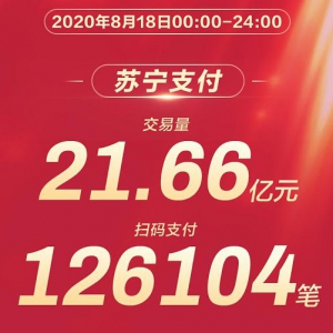 从818当日交易额破21亿 看苏宁支付全场景战略布局