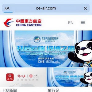 进博会今日开幕！ 万米高空东航陪你“云端”看进博