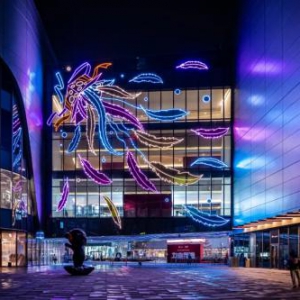 2020夜空彩虹年度灯光美陈案例盘点，开启春夏灯光美陈预约