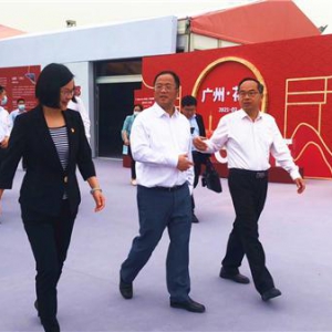 玉湖冷链代表广州启动广东重大项目开工活动