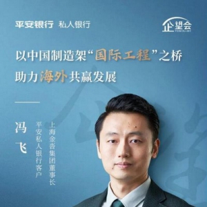 平安私人银行企望家冯飞： 以中国制造架“国际工程”之桥，助力海外共赢发展