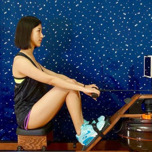 莫比家用划船机设计精美，材质精良