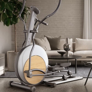 莫比家庭椭圆机适合居家摆放，而且健身全程无忧