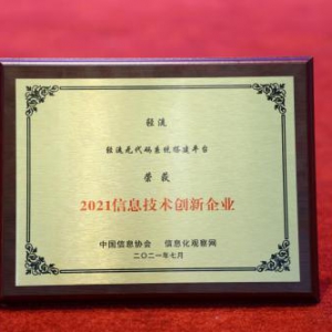 无代码开发平台轻流荣获“2021信息技术创新企业”大奖