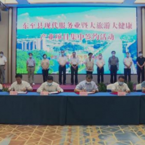 以四大赋能加速高质量发展 大龙网参加东至现代服务业集中签约