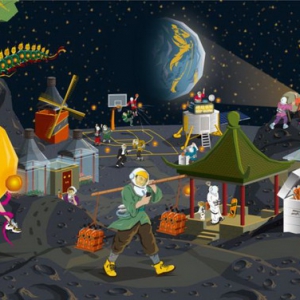 尊尼获加黑牌携手潮流艺术家DIGIWAY推出中秋限定款礼盒 邀您一起月间漫游 步履不停