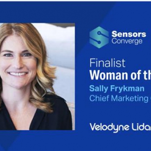 Velodyne Lidar 首席营销官 Sally Frykman 荣获Sensors Converge奖项最终提名
