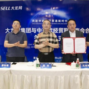 深耕数字贸易产业服务，大龙网与中东欧系列合作签约在重庆成功举办