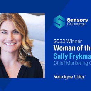 Velodyne Lidar首席营销官Sally Frykman荣获Sensors Converge年度女性奖