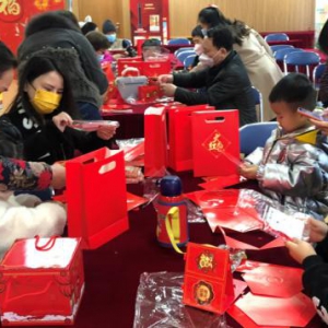 仓山国寿举办“福兔迎春庆元宵”传统花灯制作主题活动