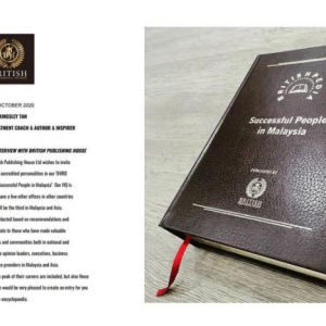 祝贺陈添伟Kingsley Tan老师列入马来西亚投资与作者成功人物百科大全 2020