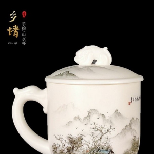 谈以山水画装饰陶瓷-张国进（一级/高级技师，工艺美术大师）