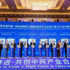 中外企业家宁夏行暨产业对接会在银川举行