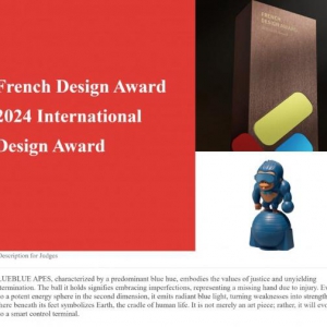 《蓝色猩球》形像IP拉姆猩(LAM)荣获2024年法国设计奖，拉姆猩IP获国际认可