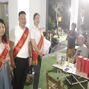 中国人寿晋安支公司开展“晋展其才 安居乐业”社区服务活动