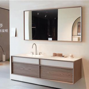 法恩莎梵净高定浴室柜 |木之所及，皆为艺术