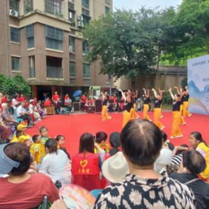 中国人寿寿险马尾支公司参加马尾区“文明进社区 厝边大家谈”文明实践暨移风易俗宣传走进沿山社区活动