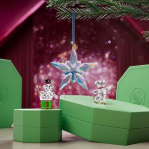施华洛世奇2025圣诞主题家居摆件系列闪耀登场