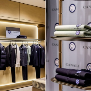 CANALI 携手传奇巨星萨内蒂发布2025秋冬国际米兰足球俱乐部限定服装系列