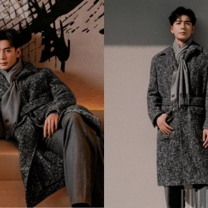 绅韵三重奏：陈星旭身着 CANALI 2025 秋冬系列登上《时尚先生》十月刊封面