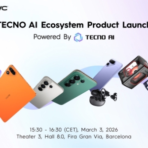 TECNO亮相MWC 2026，扩展AI生态版图，构建智联体验